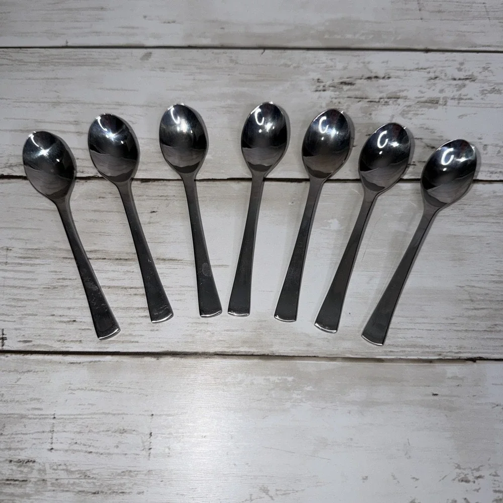 Vintage Stainless Steel Korea Espresso Spoons